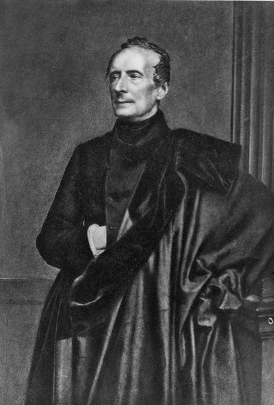 Alphonse de Lamartine aged 70 by French School